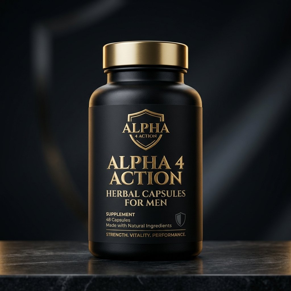 ALPHA 4 ACTION - Herbal Capsules For Men